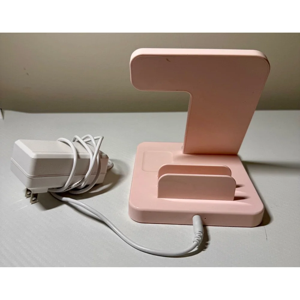 Generic G805 Wireless Charging Station Excellent Pink Multi-Device Dock 36W